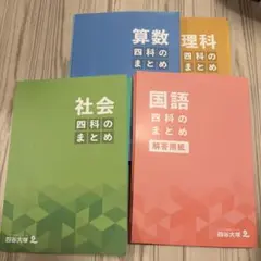 国語・算数 四科のまとめ 6冊セット 四谷大塚 - メルカリ
