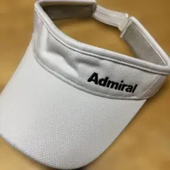 Admiral バイザー　白