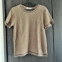 JOURNAL STANDARD relume チェック柄 半袖Tシャツ