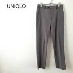 1760＊ユニクロ UNIQLO グレー スラックス ウエスト76センチ