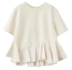 【美品】ココディール　アシメぺプラムブラウスのサムネイル
