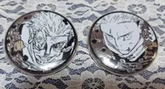 呪術廻戦　シルバー缶バッジ　宿儺　虎杖悠仁