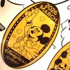 ディズニースーベニアメダル マンスリー3月　ミッキー　さくら　春　桜 2026