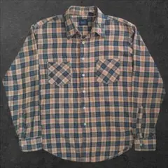 70s - 80s Sears シアーズ チェックシャツ ネルシャツ フランネル