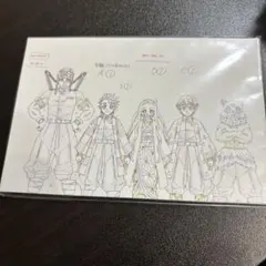 鬼滅の刃 遊郭編 次回予告原画ポストカードセット 第一話 宇髄天元
