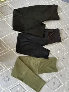ユニクロ　マタニティパンツ 3点セット ブラック カーキ　ネイビー