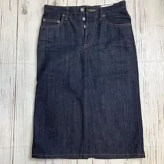 アダムエロペ ＊ ボタンフライ バックスリット デニムスカート