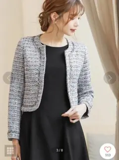 GIRL Flolia ツイードジャケット ワンピースセット　セレモニースーツ