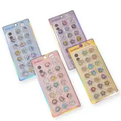 ちいかわkiracoroおはじきシール　4種類セット　ハチワレ　モモンガ　うさぎ