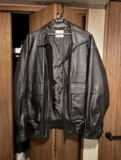 レザー ボンバージャケット