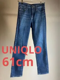 UNIQLO スキニージーンズ　61 キッズ　レディース　インディゴ　デニムのサムネイル