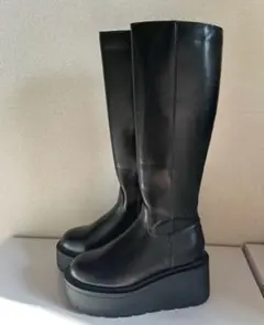 厚底 ロングブーツ 【zr1192】23.0㎝