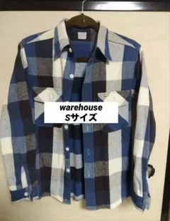 ウエアハウス　マチ付き　ネルシャツ　38 s-3b-1000x666.jpg