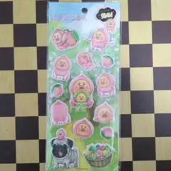 光るシール　カクレモモジリ　こびとづかん　ぷっくりシール　正規品　レア