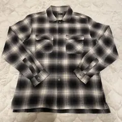 nano universe オンブレチェックシャツ