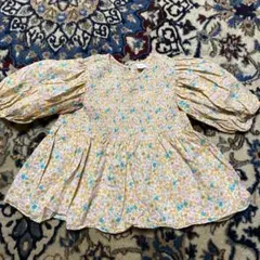 next 花柄スモッキングチュニック