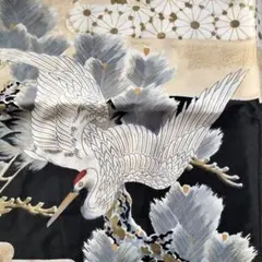 古物化繊男児お祝い着物