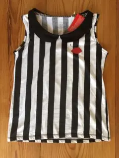 ルルギネス  ユニクロコラボ 縦ストライプ細見え