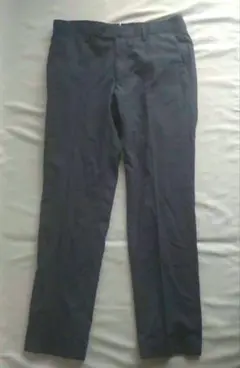 UNITEDARROWS千鳥格子スリムスラックス　ブルーグレー　サイズ44（S）