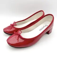 repetto レペット カミーユ バレエシューズ エナメル 36 レッドのサムネイル