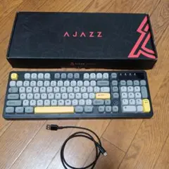 AJAZZ AF98 有線キーボード ブラック グレー イエロー