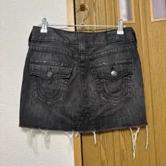 True Religion デニムミニスカート 24 古着 y2k 00s