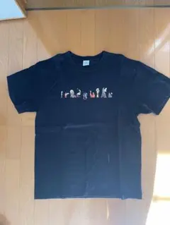イラスト入り ブラック Tシャツ