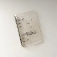 希少　韓国　貯金　バインダー　カバー　A6 pvc diarium クリア