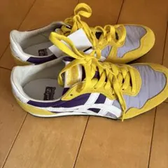 Onitsuka Tiger スニーカー セラーノ　グレー/イエロー/パープル
