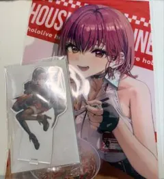 ホロライブ　宝鐘マリン　カップ麺　アクリルスタンド　クリアファイル　アクスタ