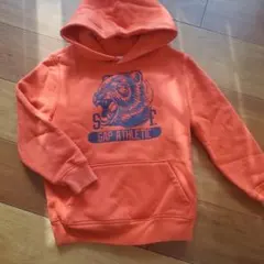 GAP キッズ フード付きパーカー オレンジ120