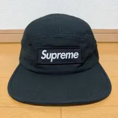 ほぼ新品 Supreme Military Camp Cap ブラック 25ss
