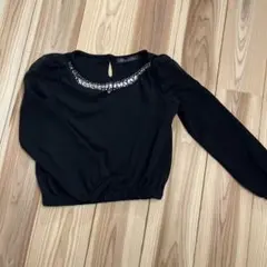 ビジュー付き　ブラウス