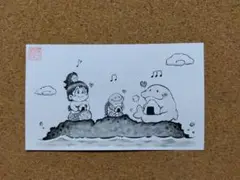 子人魚とウミガメとイルカ（おにぎり）