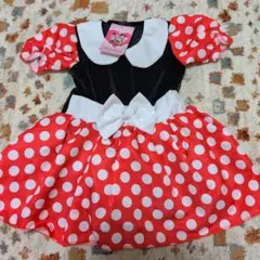 【最終価格】ミニーマウス風ドレス 　　　　　　赤と黒の水玉