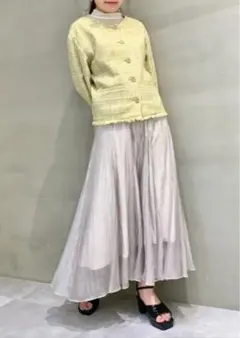 LilyBrown リリーブラウン エアリーボリュームスカート　フレアスカートのサムネイル