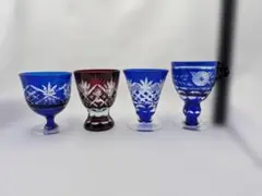 江戸切子 華硝 冷酒グラスセット - メルカリ
