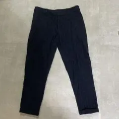 アーバンリサーチ　クロップドパンツ　ネイビー