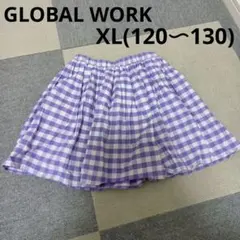 GLOBAL WORK　ギンガムチェック　スカパン　130