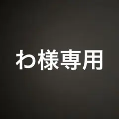 わ様専用