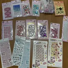 キラキラシール　ジュエリーステッカーまとめ売り