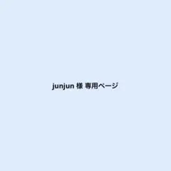 junjun 様 専用ページ
