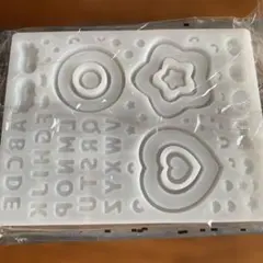 フープシェイカー　& ミニアルファベットのシリコンモールド