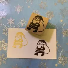❄️サンタクローススタンプ②❄️クリスマススタンプ はんこ