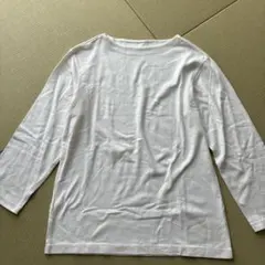 未使用　無印良品　長袖カットソー　L コットンTシャツ