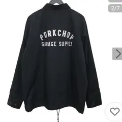 PORKCHOP GARAGE SUPPLY コーチジャケット ブラック L