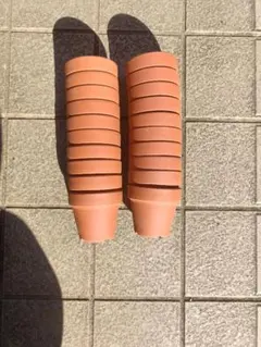 【まとめ売り20個】素焼き鉢 2.5号 テラコッタ 多肉植物・観葉植物に