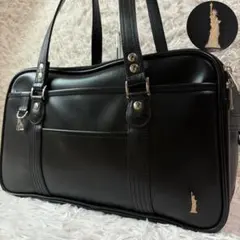 ✨極美品✨イーストボーイ スクールバッグ 自由の女神 ピンクビーナス レザー 黒