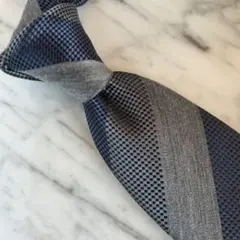 【新品】杢グレー×ネイビー×グレーストライプ