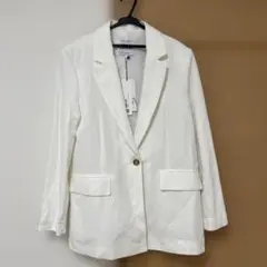 2025年最新】zara ジャケット 白の人気アイテム - メルカリ